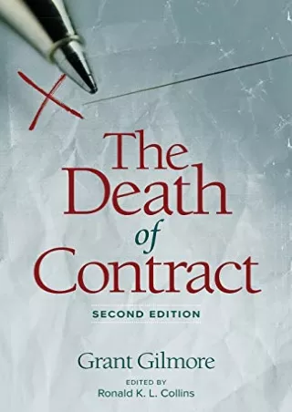 (PDF/DOWNLOAD) DEATH OF CONTRACT: SECOND EDITION ipad