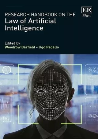 DOWNLOAD [PDF] Research Handbook on the Law of Artificial Intelligence free