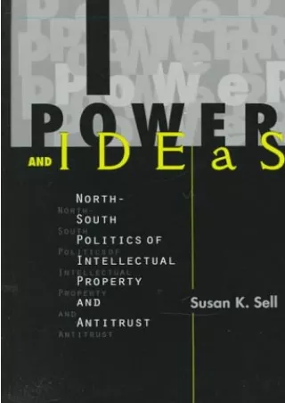 PDF Power and Ideas: North-South Politics of Intellectual Property and Anti