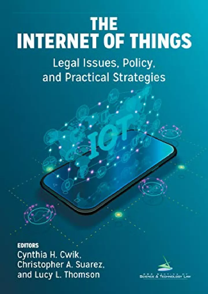 the internet of things iot legal issues policy