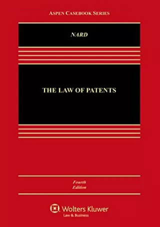 EPUB DOWNLOAD The Law of Patents (Aspen Casebook) download