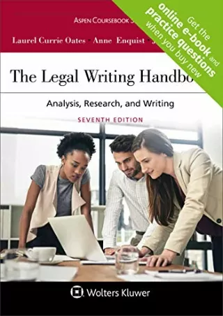(PDF/DOWNLOAD) The Legal Writing Handbook: Analysis, Research, and Writing