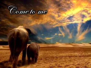 come to me