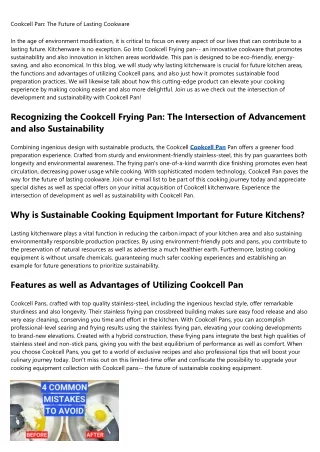 cookcell pan the future of lasting cookware