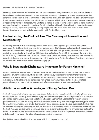 cookcell pan the future of sustainable cookware