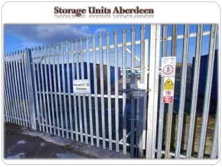 Storage Units Aberdeen