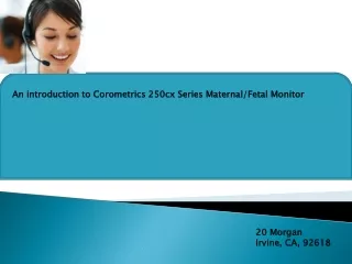 An introduction to Corometrics 250cx Series Maternal/Fetal Monitor