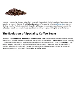 Little Known Facts About Coffee Bean Bundle.