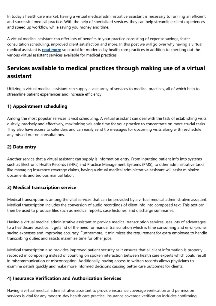 in today s health care market having a virtual