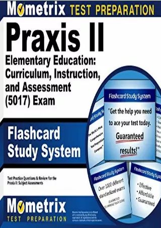 [PDF] DOWNLOAD Praxis II Elementary Education: Curriculum, Instruction, and Assessment (5017)