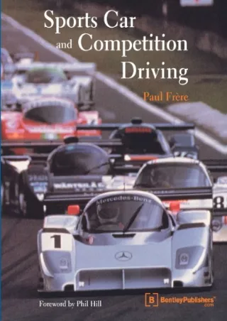 Read ebook [PDF] Sports Car and Competition Driving
