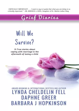 Download Book [PDF] Grief Diaries: Will We Survive