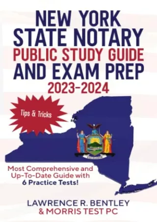 READ [PDF] New York State Notary Public Study Guide and Exam Prep 2023-2024: Most