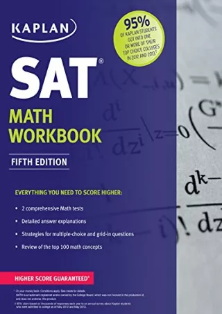[PDF] DOWNLOAD Kaplan SAT Math Workbook (Kaplan Test Prep)