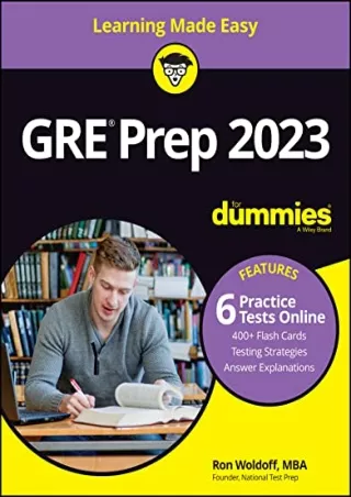 [PDF] DOWNLOAD GRE Prep 2023 For Dummies with Online Practice