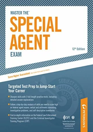 DOWNLOAD/PDF Master The Special Agent Exam