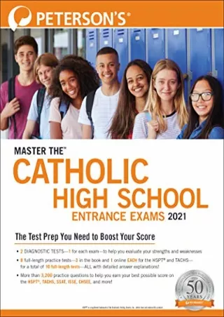 PDF_ Master the Catholic High School Entrance Exams 2021