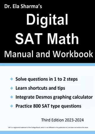 READ [PDF] SAT Math Manual and Workbook: For the New SAT