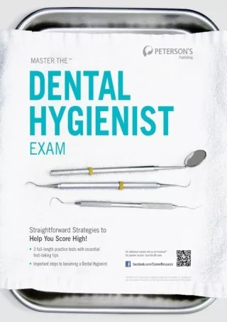 DOWNLOAD/PDF Master the Dental Hygienist Exam (Peterson's Master the Dental Hygienist Exam)