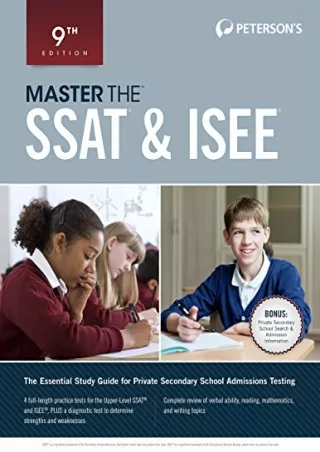PDF_ Master the SSAT & ISEE