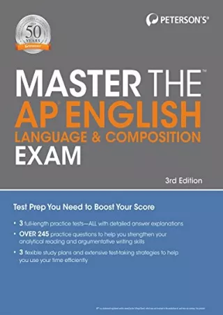 [READ DOWNLOAD] Master the AP English Language & Composition Exam
