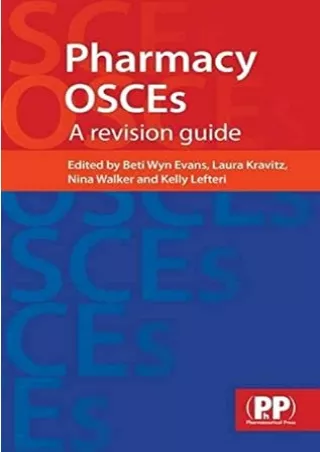 DOWNLOAD/PDF Pharmacy OSCEs