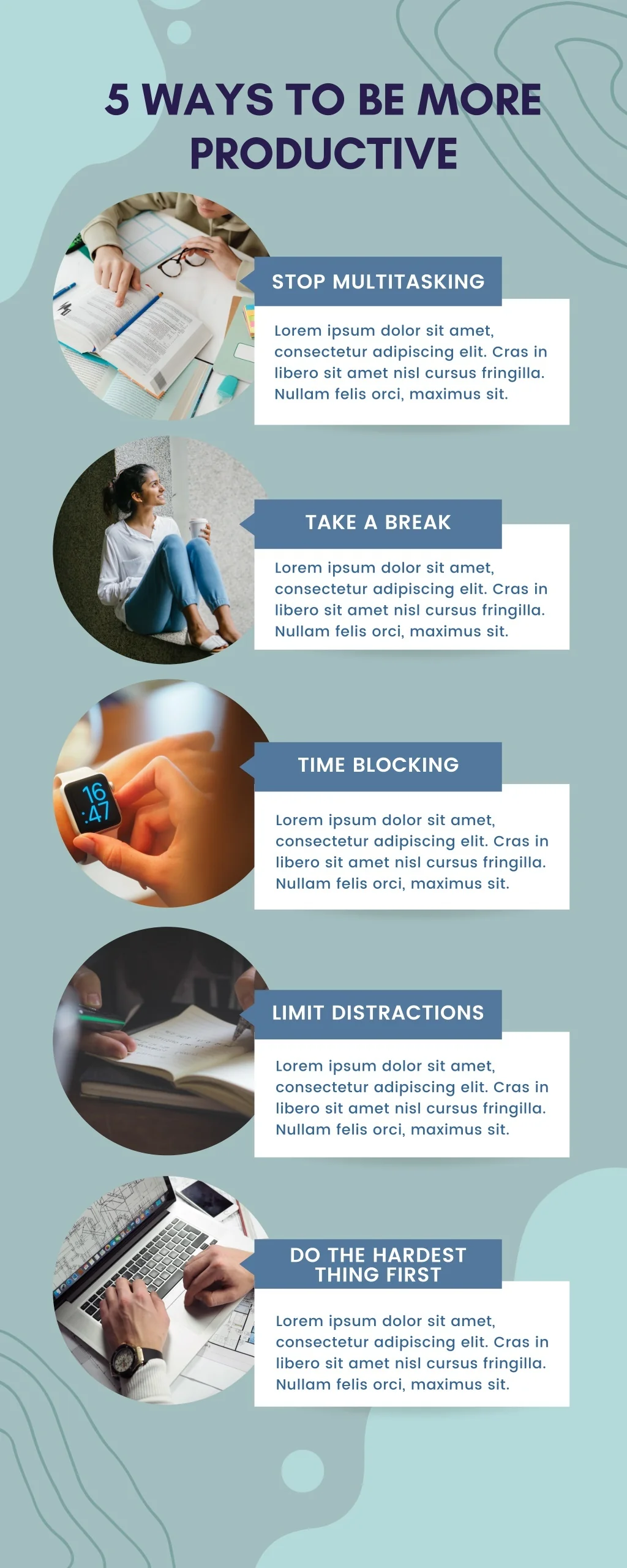 PPT - 5 Ways to be More Productive PowerPoint Presentation, free ...