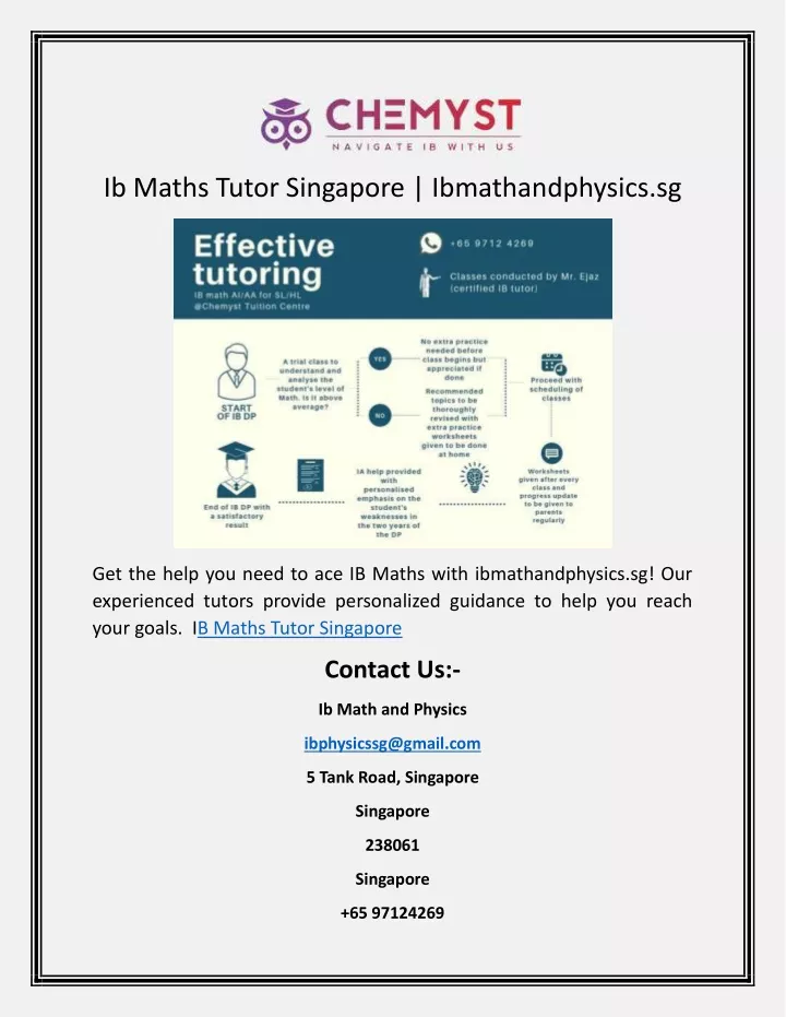 ib maths tutor singapore ibmathandphysics sg