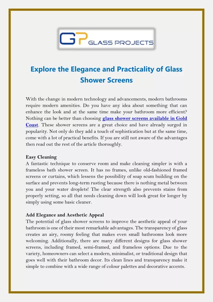 explore the elegance and practicality of glass