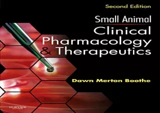 [PDF] DOWNLOAD Small Animal Clinical Pharmacology and Therapeutics