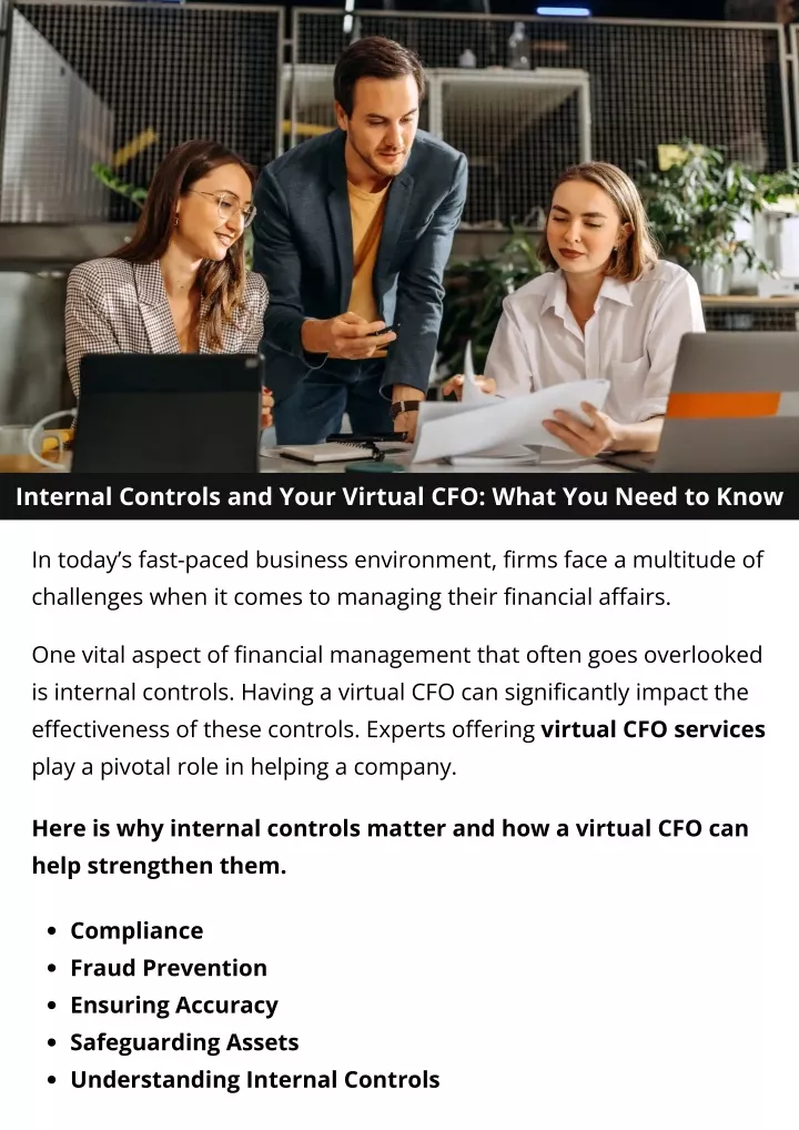 internal controls and your virtual cfo what