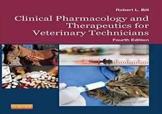 READ EBOOK (PDF) Clinical Pharmacology and Therapeutics for Veterinary Technicians - E-Book