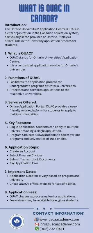 What is OUAC in Canada