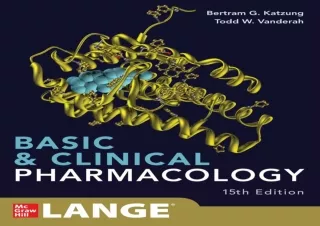READ EBOOK [PDF] Basic and Clinical Pharmacology 15e