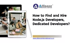 how to find and hire node js developers dedicated