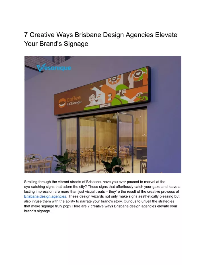 7 creative ways brisbane design agencies elevate