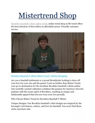mistertrend shop