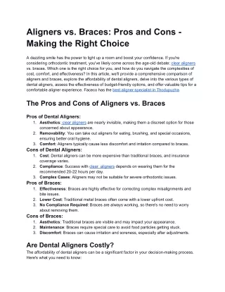 Aligners vs. Braces_ Pros and Cons - Making the Right Choice