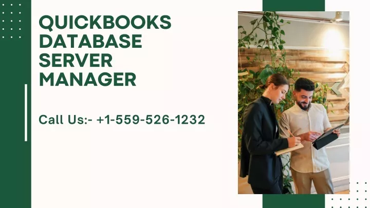 quickbooks database server manager