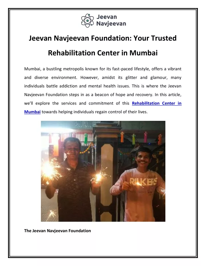 jeevan navjeevan foundation your trusted