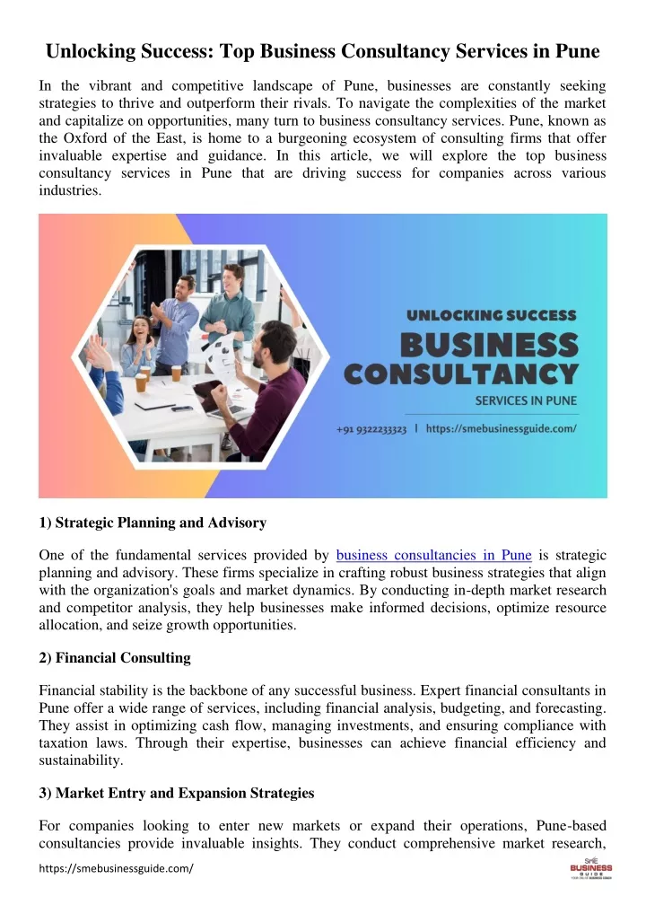 unlocking success top business consultancy