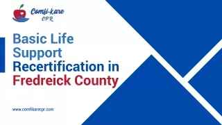 BLS Recertification in Frederick County