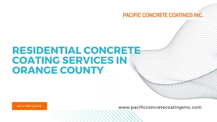 residential concrete coating services in orange
