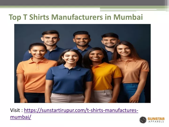 top t shirts manufacturers in mumbai