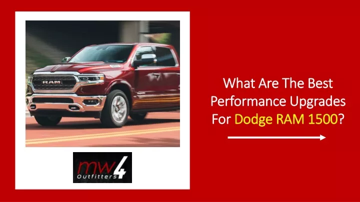 what are the best performance upgrades for dodge