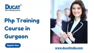 php training course in gurgaon
