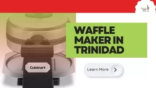 Enjoy Crispy Waffles at Home with Our Waffle Maker in Trinidad | Ebuystt