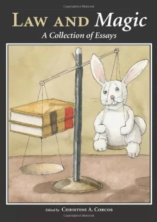 DOWNLOAD [PDF] Law and Magic: A Collection of Essays download