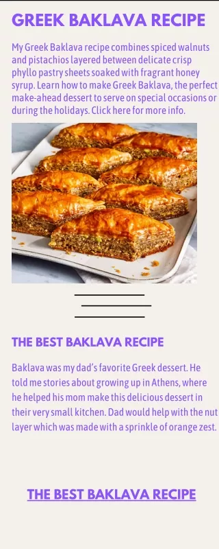 Greek Baklava Recipe (1)