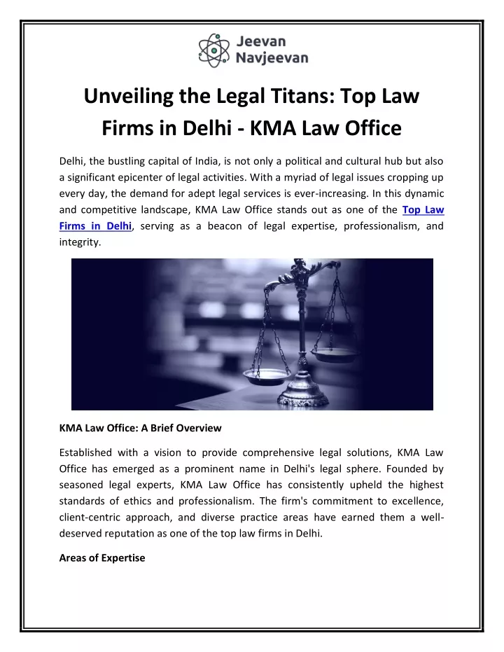unveiling the legal titans top law firms in delhi